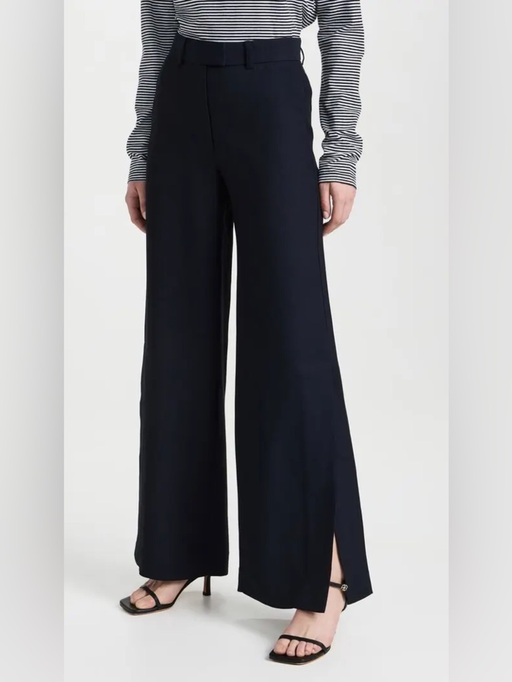 Apiece Apart Alba Trousers Midnight Navy Blue 4